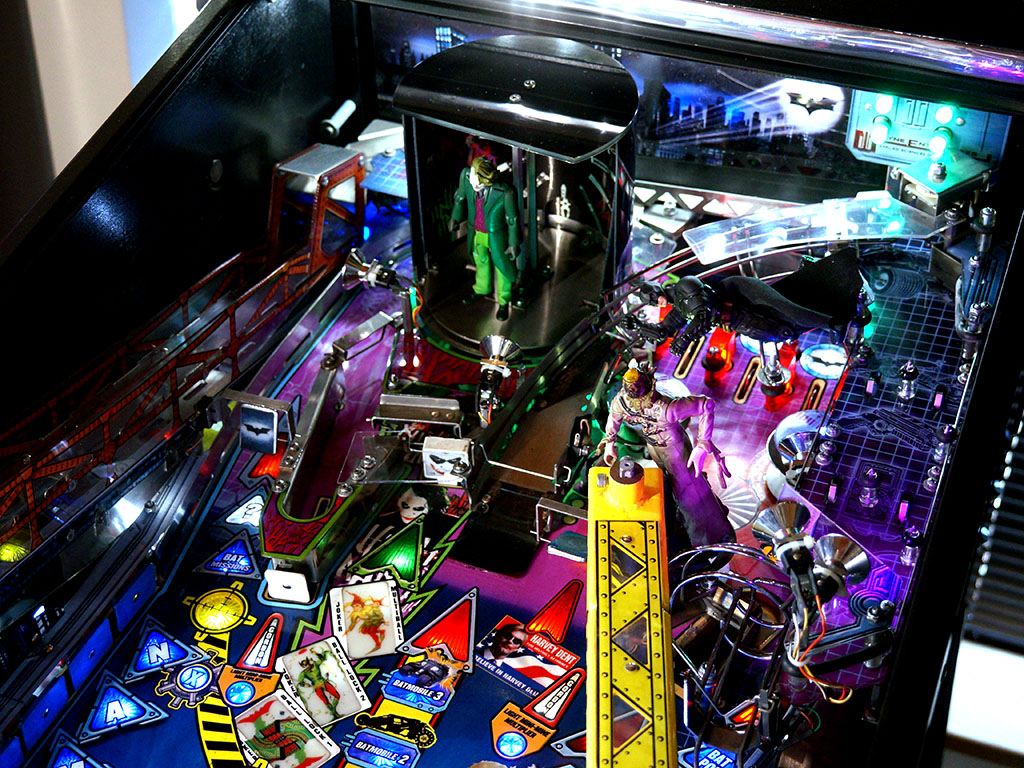 Batman: The Dark Knight Pinball Machine - Upper Playfield